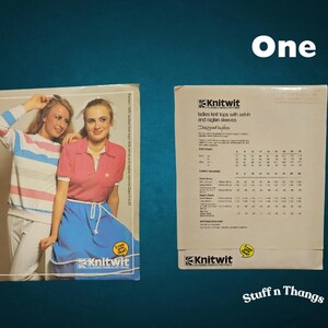 Vintage Sewing Pattern: Knitwit (Various designs to choose from)