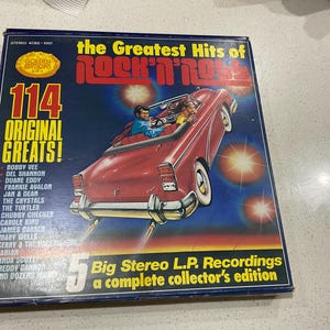 Greatest hits of Rock N&#39; Roll Vintage Album 12&quot; Vinyl 5 LP Records