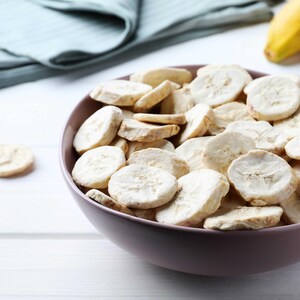HapHug - Freeze Dried Banana 10 Pack (1.1 Oz x10), Freeze Dried Banana, Banana Chips, Banana Snack, Dried Fruit, Christmas Snacks