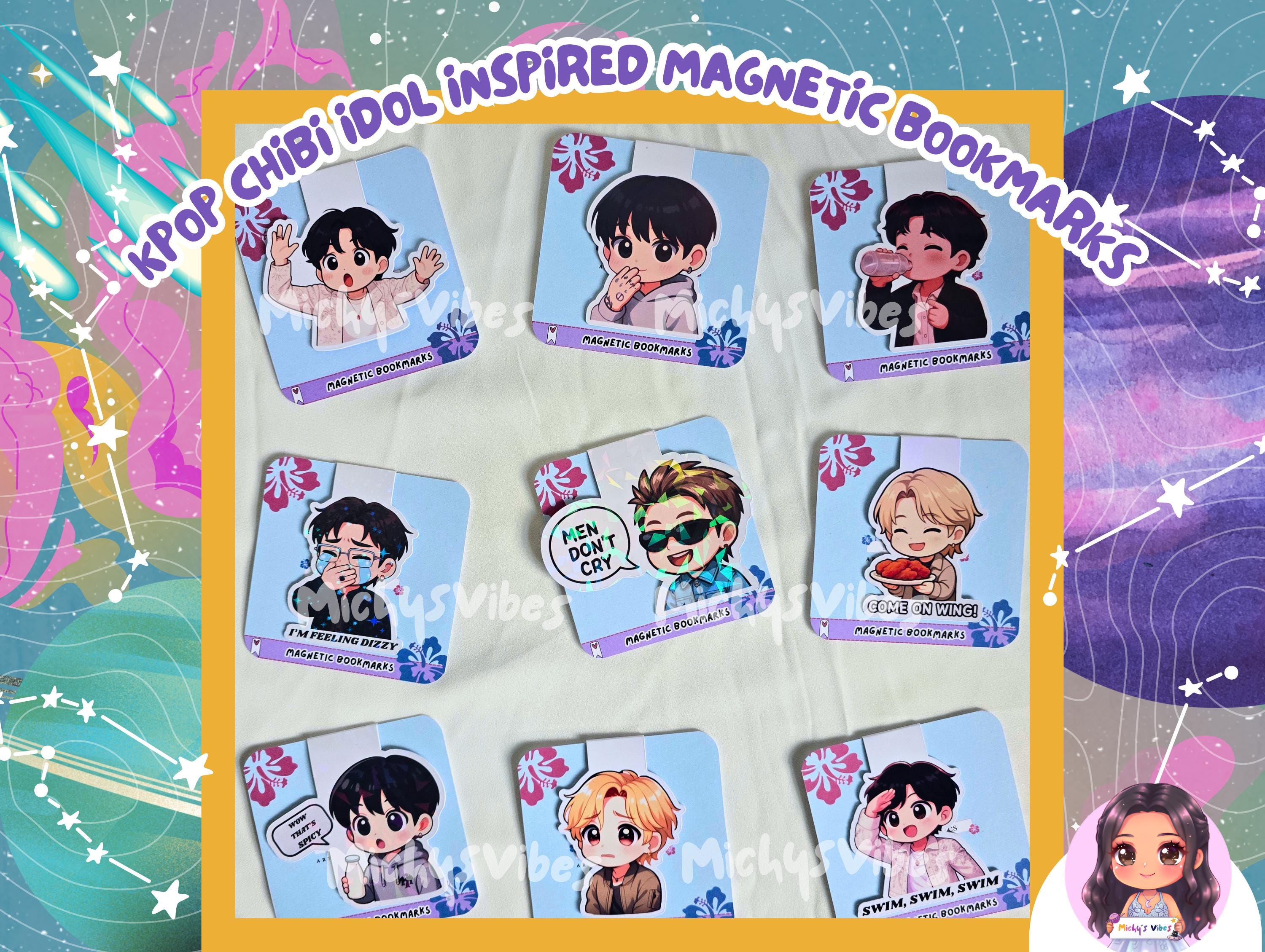 Bts Bookmark Magnet - Etsy