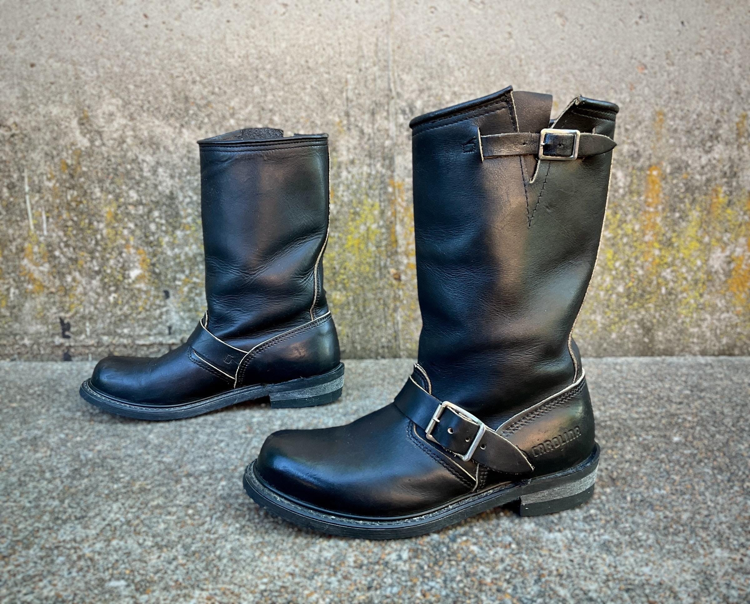 80s Black Boots - Etsy