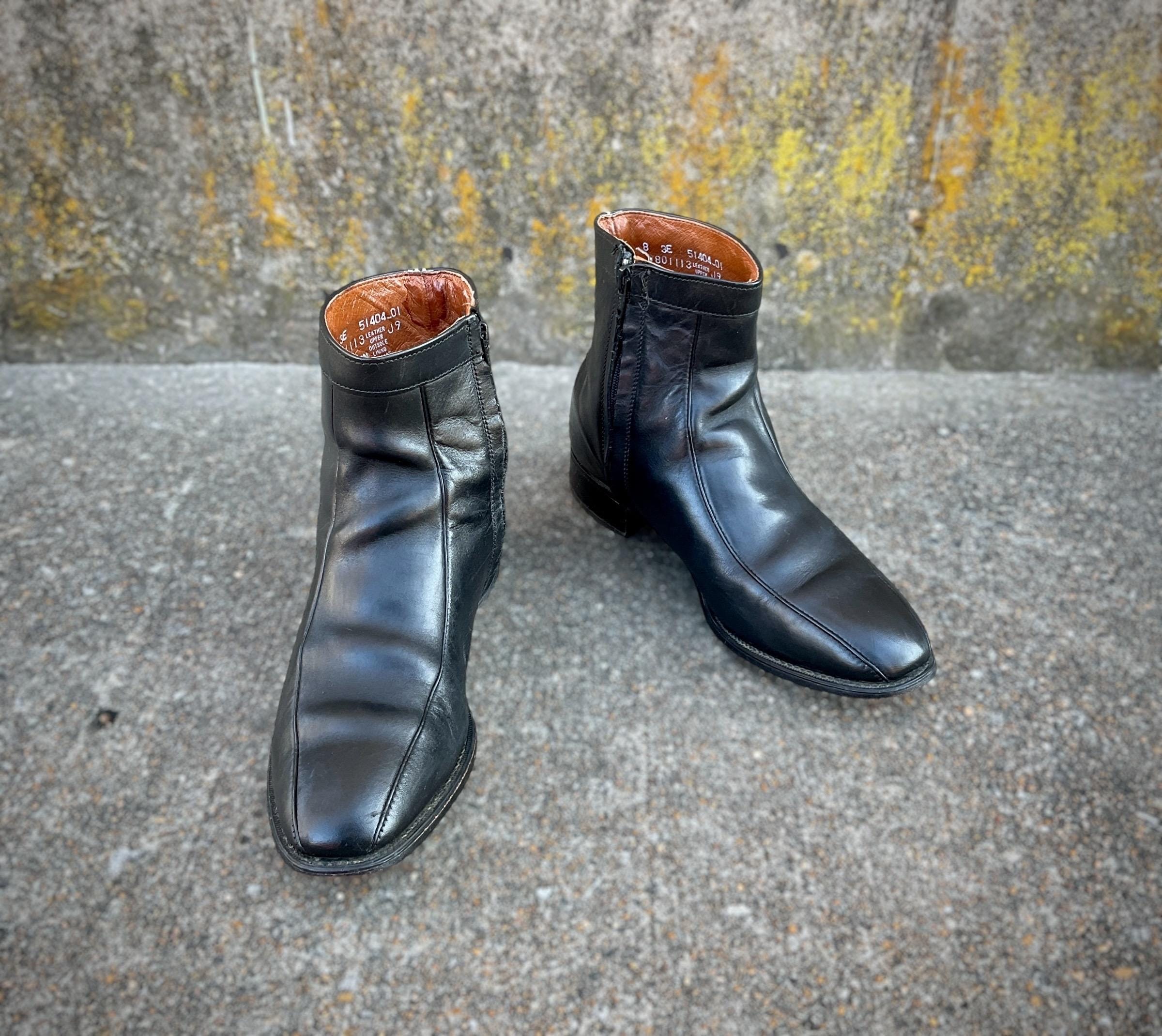 Leather Rock and Roll Boots - Etsy