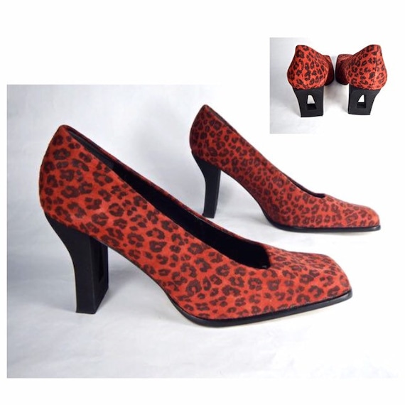 2 inch leopard heels