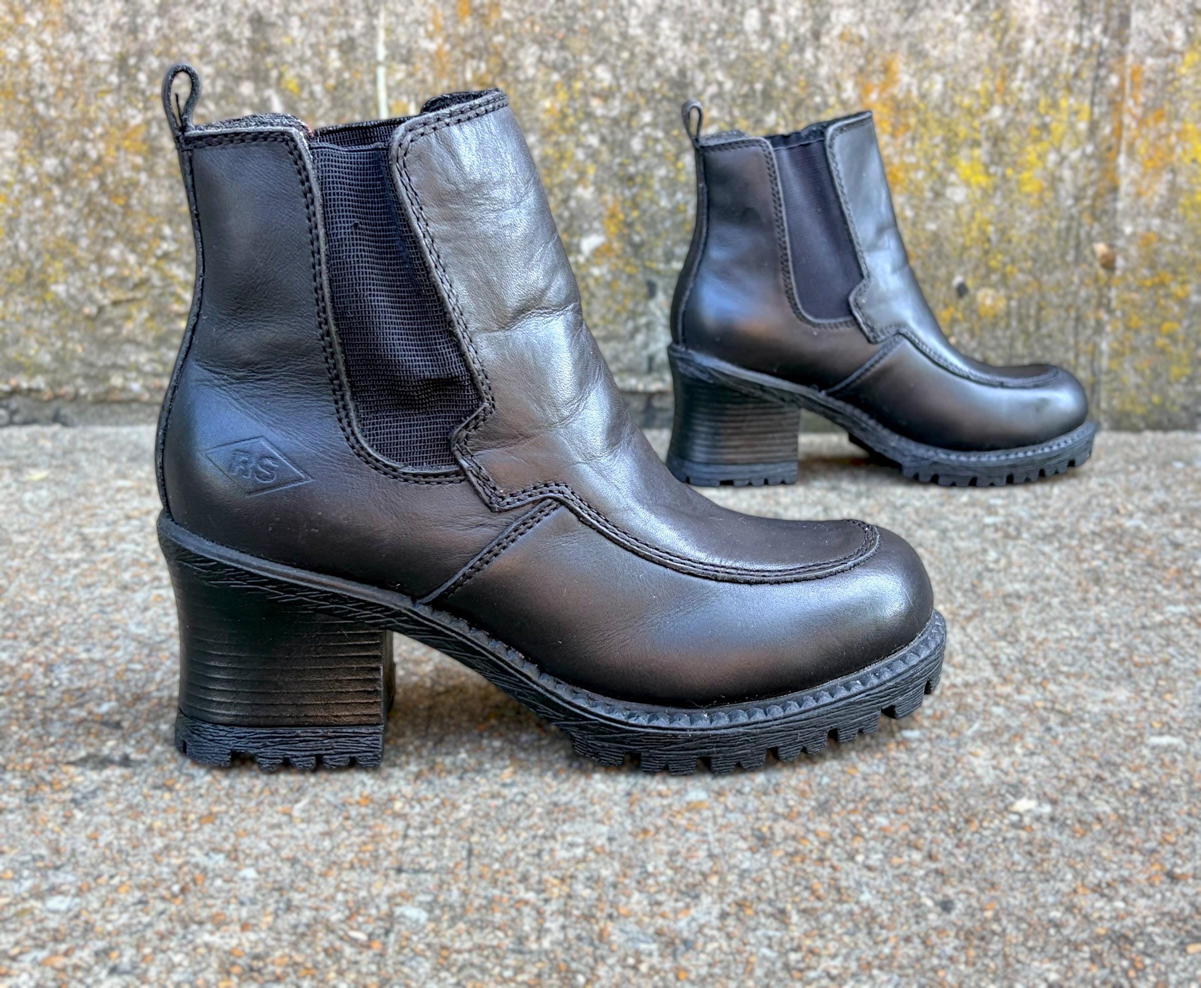 ヴィンテージ ブーツ Distressed Punk Biker Boots Vintage Punk Boots - Etsy