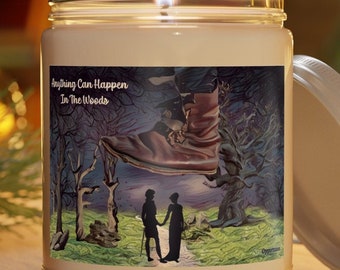 Into The Woods Fan, Musical Theatre Gifts, Scented Candle, Theater Actor Teacher Gift, Home Decor, Anything Can Happen In The Woods