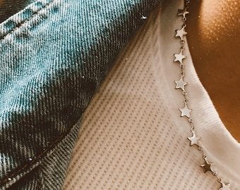 Stainless Steel Star Necklace / Choker