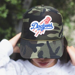 Dodger -  Camo Trucker Hat -  Snap back