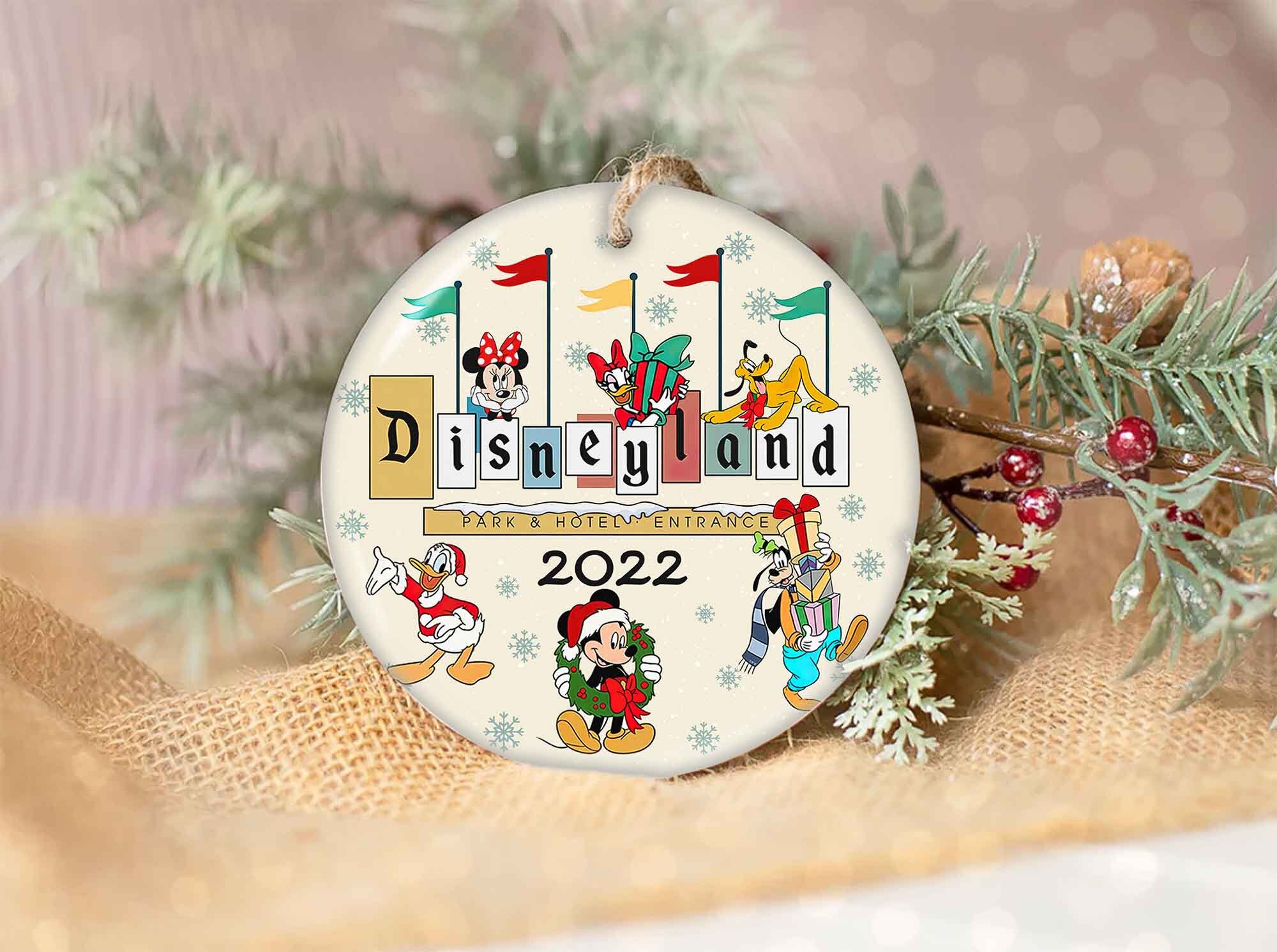 Disneyland Christmas 2022 Ceramic Ornament