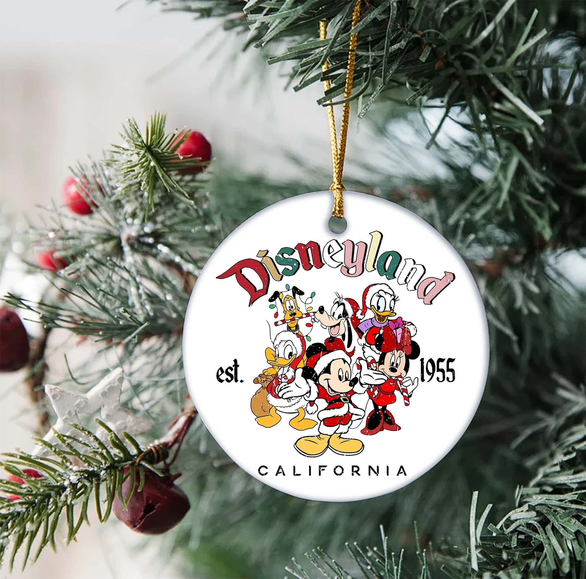 Disneyland Christmas 2022 Ornament, Disney World Christmas Ornament