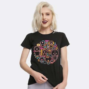 K-POP Mascots T-Shirt, Men&#39;s and Women&#39;s Sizes (99001)