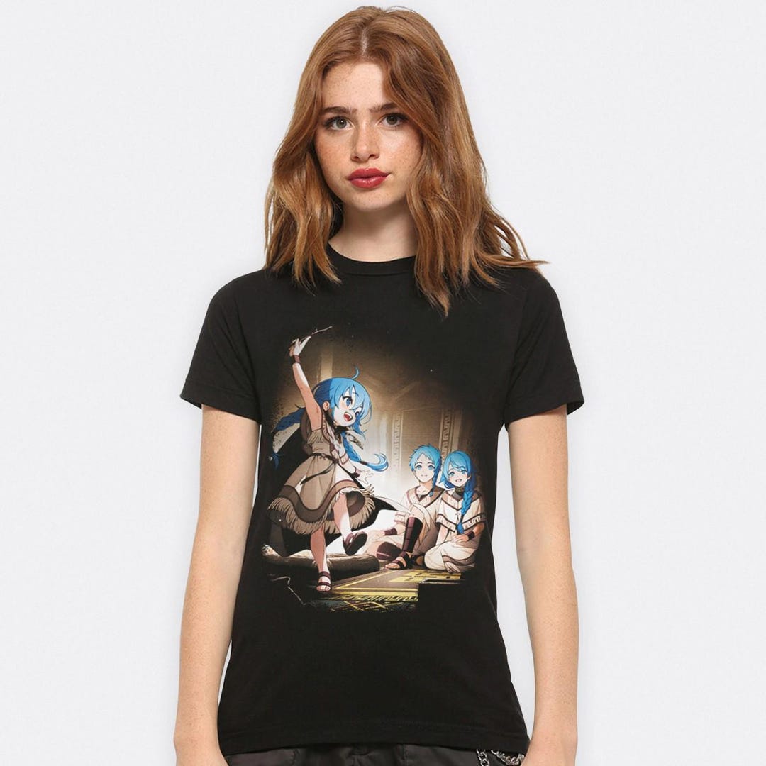minori character1 2019 Tシャツ Mサイズ ROTLD Mushoku Tensei Roxy Migurdia T-shirt, Men's and Women's Sizes (MSH