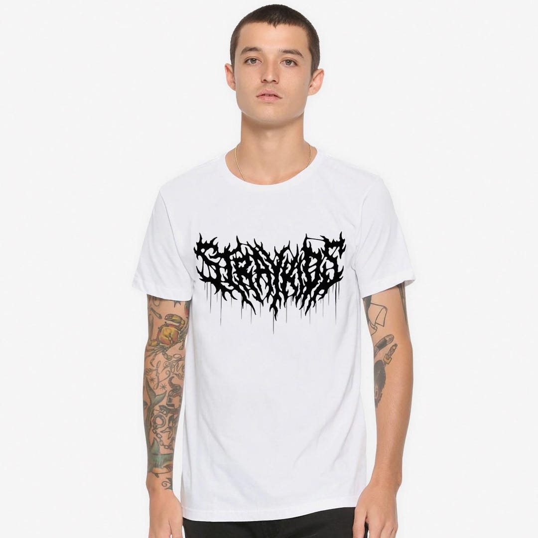 Stray Kids Metal Graphic T-shirt, Men's and Women's Sizes (SKZ
