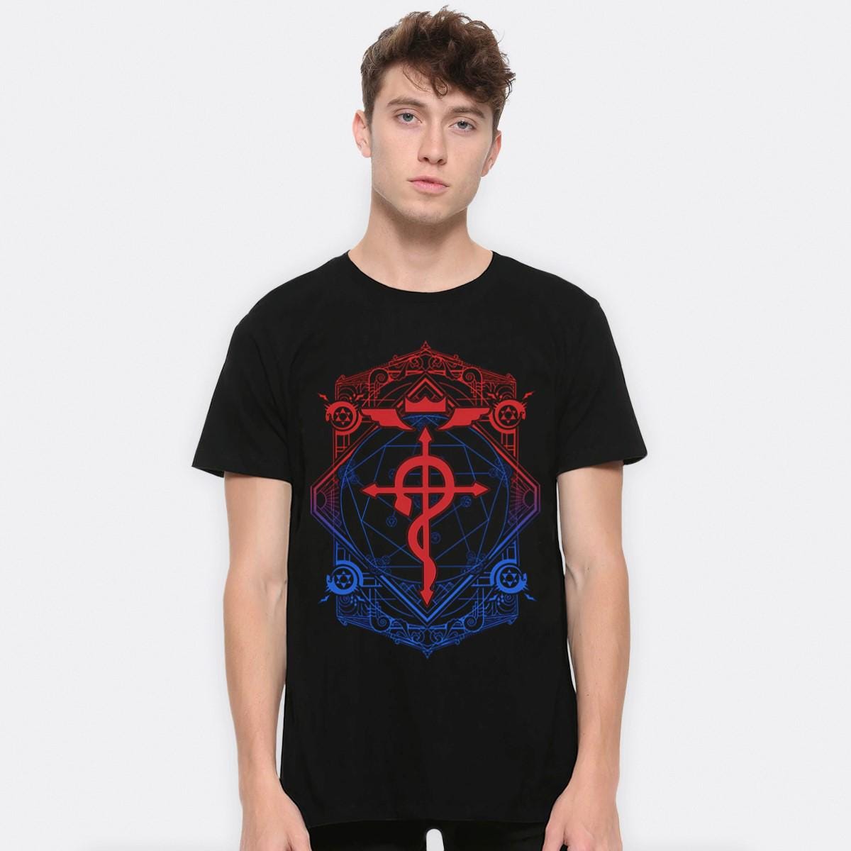 鋼の錬金術師 FULLMETAL ALCHEMIST フラメル Tシャツ メンズ 