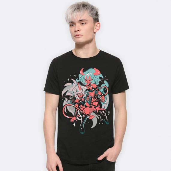 New Panty and Stocking T-shirt, Scanty and Kneesocks Tee (MUL 