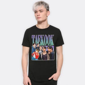 Taekook K-POP T-Shirt, Men&#39;s and Women&#39;s Sizes (17773)