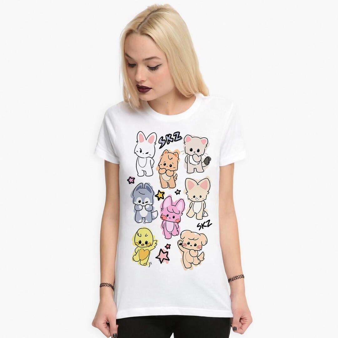 Stray Kids Animals T-shirt, Men's and Women's Sizes (SKZ-241151