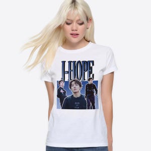 J-Hope K-POP T-Shirt, Men&#39;s and Women&#39;s Sizes (56741)