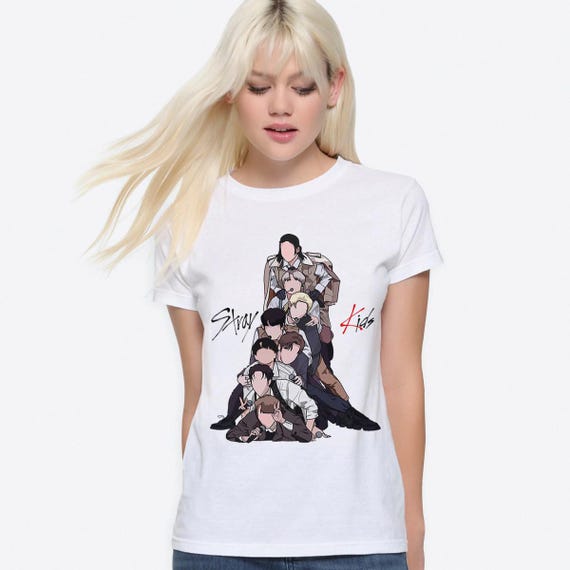 Stray Kids Art T-shirt, Men's and Women's Sizes (SKZ-342311) - Etsy