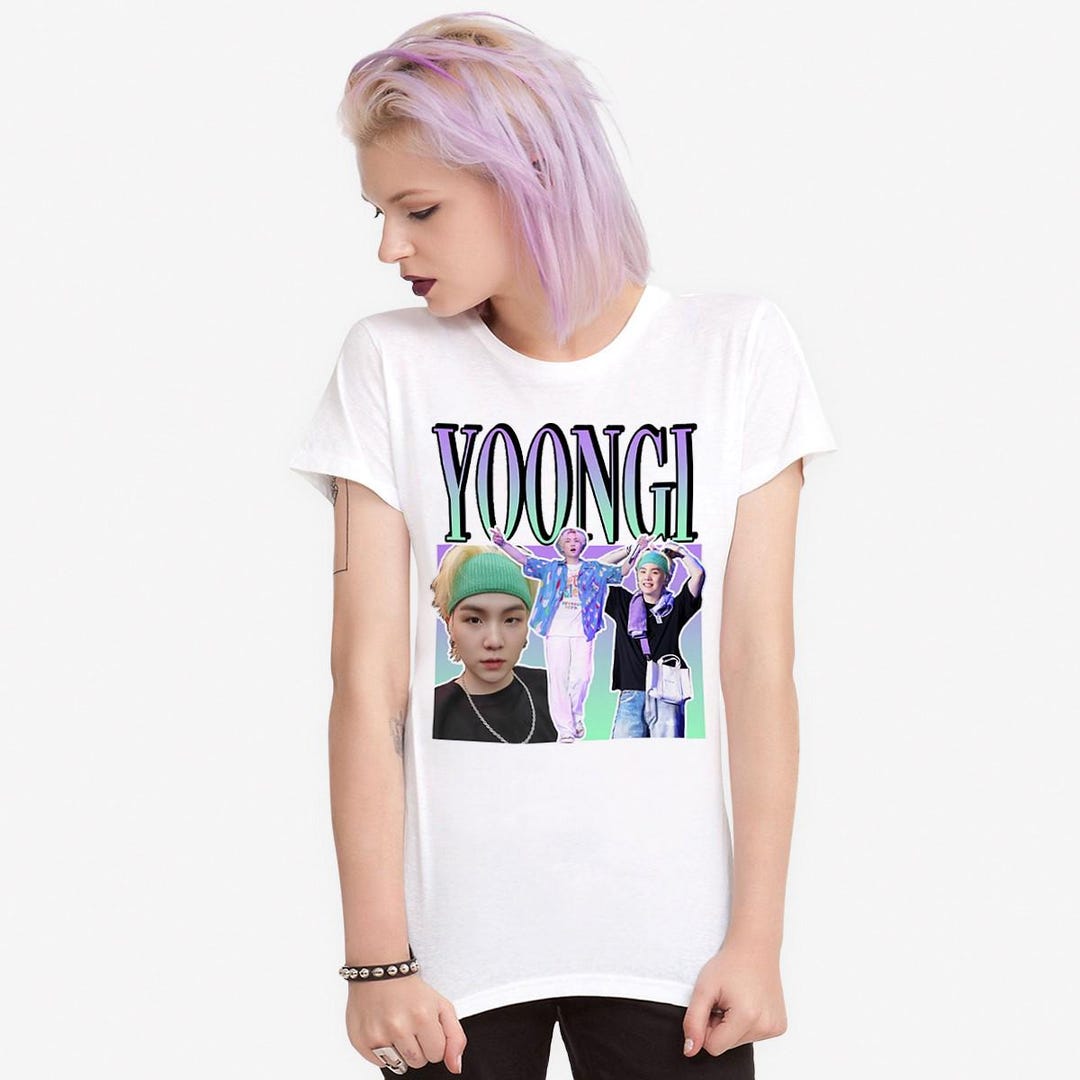 Yoongi Suga K-POP T-shirt, Men's and Women's Sizes (98891) - Etsy