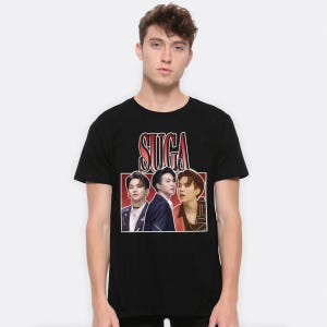 Suga Agust D K-POP T-Shirt, Men&#39;s and Women&#39;s Sizes (87123)