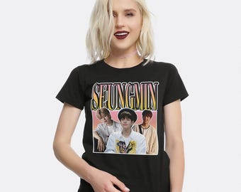 Seungmin Stray Kids T-Shirt, Men's and Women's Sizes (SKZ-56414)