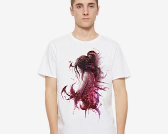 Parasyte Woman Art T-Shirt, Men's and Women's Sizes (PRS-04581)