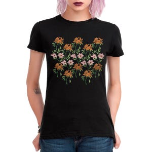 Flowers Art T-Shirt, Men&#39;s and Women&#39;s Sizes