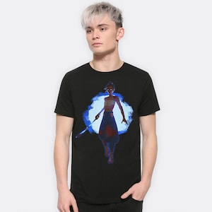 Samurai Mizu Blue Eye T-Shirt, Herren- und Damengrößen (BLS-12894)