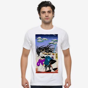 Blue Eye Samurai Mizu T-Shirt, Herren- und Damengrößen (BLS-06712)