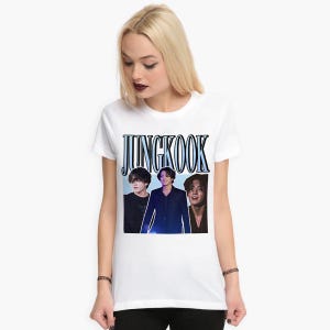 Camiseta Jungkook K-POP, tallas para hombre y mujer (28677)