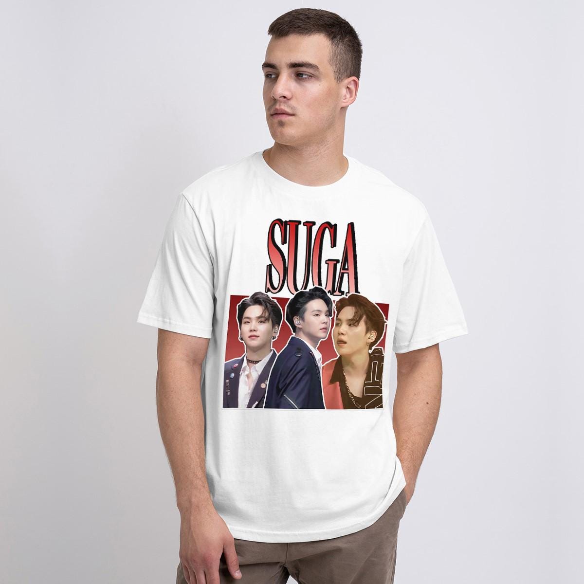 Suga K-POP T-shirt, Men's and Women's Sizes (87123) - Etsy