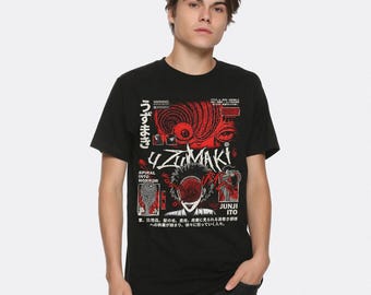 Uzumaki Junji Ito Horror T-Shirt, Herren- und Damengrößen (ANI-452871)
