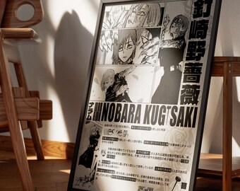 Gojo Satoru Jujutsu Kaisen Wall Decor, Anime Poster, Jjk Room Decor, Manga Fan Gift - Etsy