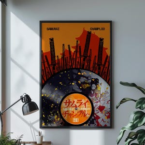 Samurai Champloo Anime Poster: Retro Hip-Hop Otaku Room Decor