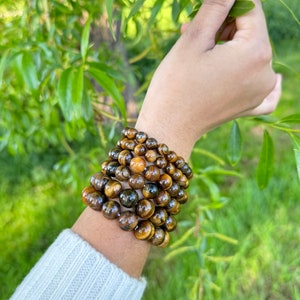 Handmade Tiger Eye Stone Bracelet: Unisex Fair Trade Jewelry