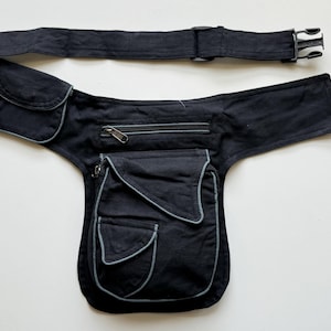 100% Cotton Fanny pack | multi purpose waist pack | Festival Bag | Hip Bag | FAIR TRADE BAG  | Cotton Handmade waist bag | passport bag