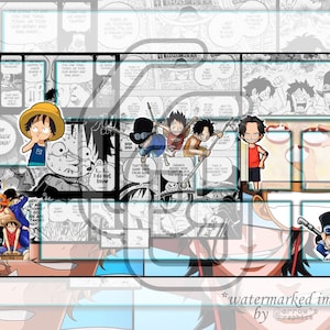 TCG Playmat | Ace, Sabo, and Luffy