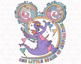 Figment Epcot Png - Svg, Figment Png, Retro Figment Png, Figment The Dragon, Epcot Figment Png, Figment One Little Spark, Purple Dragon Png