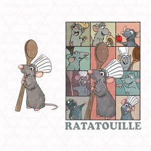 Bundle Ratatouille Png, Ratatouille Remy Png, Anyone Can Cook Png, Ratatouille Sublimation, Little Chef Png, Remy Mouse Chef Png