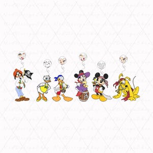 Pirates Crew Svg Png, Family Vacation Svg, Couple Trip Svg, Magical Kingdom Svg, Mouse and Friend Pirates, Vacay Mode 2025 Svg