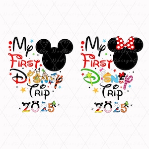 Meine erste Reise 2025 SVG-Bundle, Meine erste Reise Png, Familienurlaub Png, Familie Png, Freunde Png, Vacay Modus Png, magisches Königreich Png