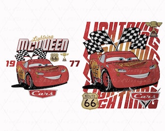 Bundle Cars Png, Lightning McQueen Png, Think Fast Cars Png, Png Cars Sublimation Design, Only Png, Digital File, Instant Download