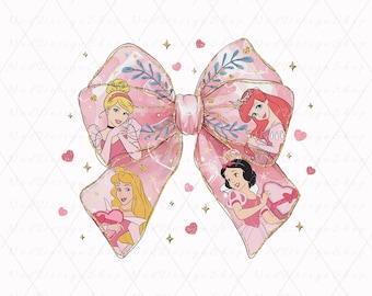 Princess Cute Ribbons and Bows Png, Princess Png, Princess Coquette Tee ...
