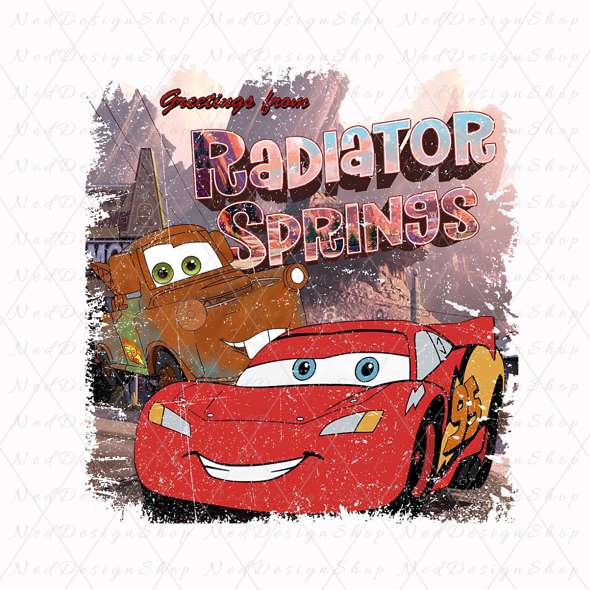 Cars Png, Lightning Mcqueen Png, Tow Mater Png, Radiator Springs