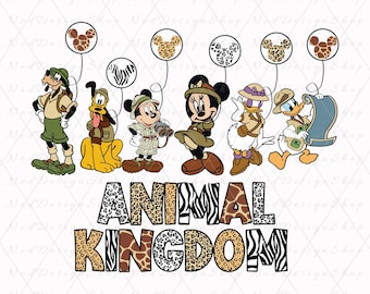 Animal Kingdom Png, Mouse and Friends Png, Family Trip Png, Vacay Mode, Family Vacation Png, Family Safari Trip, Png File For Sublimation