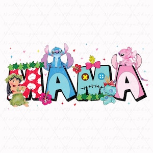 Stitch Mama Png, Filme De Desenho Animado De Mama Png, Férias Em Família Png, Retro Mama Png, Camiseta De Mãe Png, Mãe Personalizada Png, Presente Para O Dia Das Mães Png