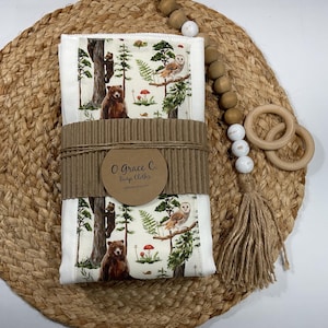 3 pk burp cloths - baby gift - newborn gift - baby shower gift