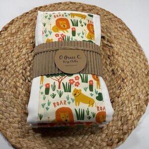 3 pk burp cloths - baby gift - newborn gift - baby shower gift
