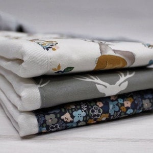 3 pk burp cloths - baby gift - newborn gift - baby shower gift