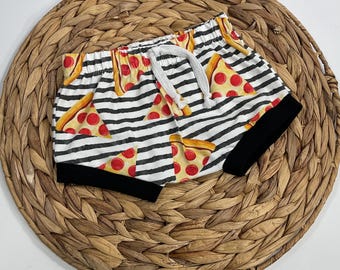 Pizza Bummies - Baby Clothes - Toddler Diaper Cover - Newborn - shorts
